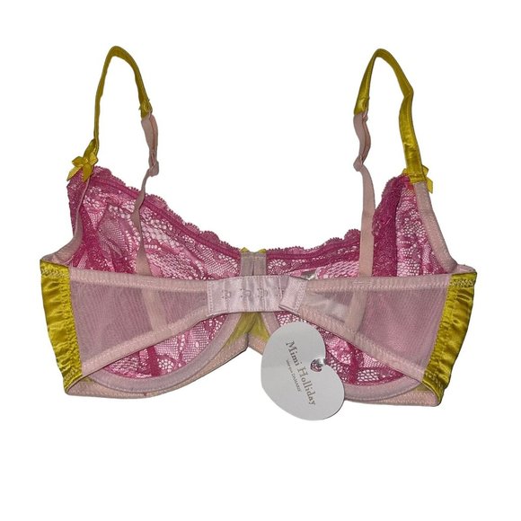 Mesh Teddy With Underwire, Satin Ribbon Bows, Rhinestone Belt, Hook and Eye Back Closure, and Open Thong - One Size - Red main image 0